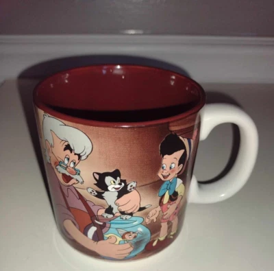 Taza de café/té Disney Pinocho 12 oz vintage hecha en Japón Foto 1 de 4