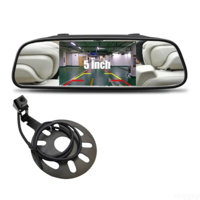 iPoster Wireless Backup Camera For Jeep Wrangler willys + 5'' Mirror Monitor - Image 1 of 4