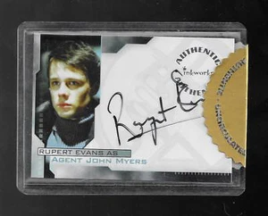 Hellboy 2004 autograph card A7 Rupert Evans - Agent John Myers RAZOR SEALED - Picture 1 of 2