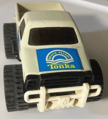 Camioneta pickup Tonka Beach Patrol vintage años 90 gris claro ¡buen estado de funcionamiento! Foto 1 de 4