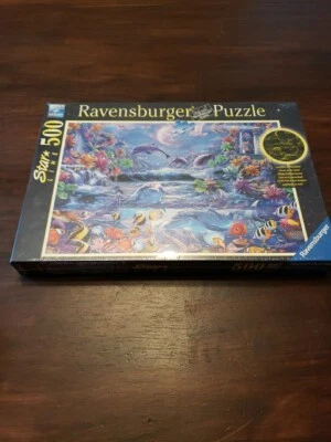 New Ravensburger Magical Moonlight 500 PC Puzzle 150472 Glow In The Dark - Image 1 of 4