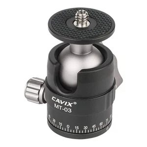 Camolo MT03 Panoramic 360 Tripod Ball Head w/ Arca Swiss Quick Release Plate - Picture 1 of 7
