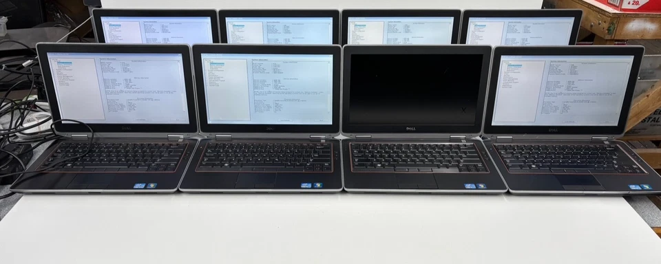 Lote (8) Dell Latitude E6320 13.3 i5-2520M 4GB Sin HDD Sin Cámara Web Batería Malla Piezas Foto 1 de 4