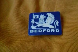 BEDFORD company name great Griffin logo pin lapel badge,free u.k.p&p - Picture 1 of 3
