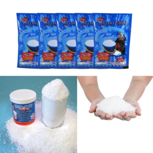 Instant Magic Snow Artificial Fake Powder Kids Fun Christmas Decoration - Picture 1 of 4