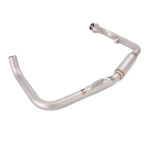 For Benelli TNT125 TNT135 2017-2024 Slip-on Exhaust System Motorcycle Front Pipe - Foto 1 di 14