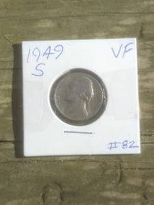 1949-S Jefferson Nickel - Picture 1 of 4