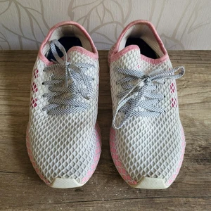 Zapatillas mujer Adidas Deerupt Runner White EE7003 blanco rosa talla 39 1/3 - Imagen 1 de 7