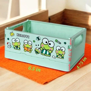 Super Kawaii Keroppi Folding Storage / Organizer Box, Light Weight, Fun, Gift - Picture 1 of 2