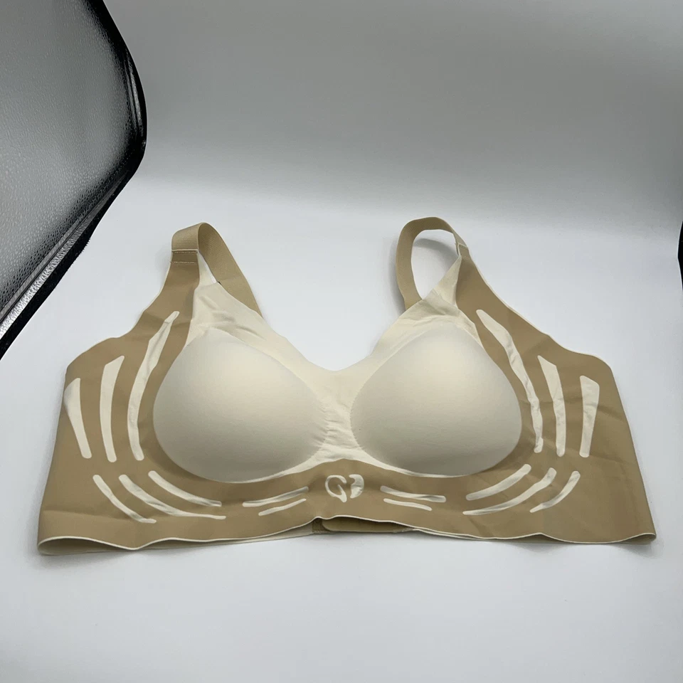 Pack Sujetador Push Up Inalámbrico de Nylon Soporte Alto Ropa Interior Sujetador Yoga Deportes 5XL Foto 1 de 4