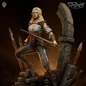 Valeria Conan Frazetta Style | Kit de resina sin pintar 1/6 | Modelo de fantasía salvaje - Imagen 1 de 8
