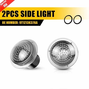 For 2010-2021 Ford Transit Connect Side Fender Turn Signal Lights-Repeater Clear - Picture 1 of 12