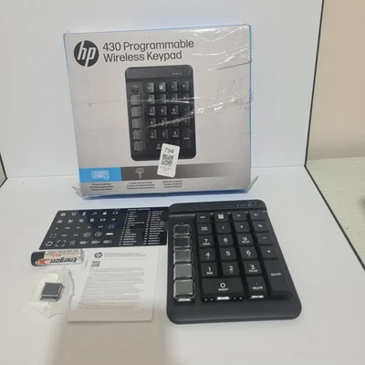 HP 430 PROGRAMMABLE WIRELESS KEYPAD, BLUETOOTH, BRAND NEW  - Image 1 of 4