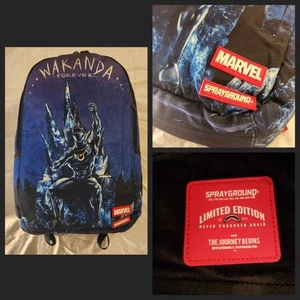 Zaino Sprayground x Marvel Black Panther - Raro Edizione Limitata - Foto 1 di 14