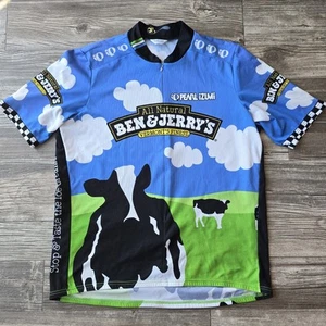 Vintage Pearl Izumi 2002 Cycling Jersey Ben & Jerry’s Ice Cream Men’s XXL Rare! - Picture 1 of 11