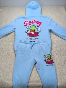 Sudadera Chándal Grande Azul Claro Wake Bake and Cake Rolling Boda Pastel - Imagen 1 de 24