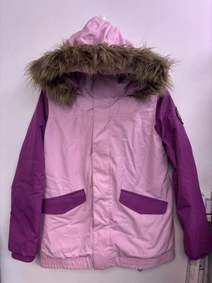 Jaqueta de esqui Burton Girl’s tamanho XL (18) Whiply Bomber snowboarding- rosa e roxo - Imagem 1 de 3