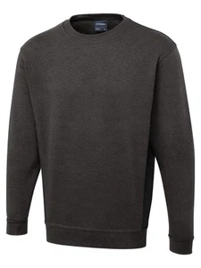 Uneek - Baju Kelawar (Sweatshirt) Unisekas Warna Dwi Nada, 60% Kapas 40% Polies - Picture 1 of 1