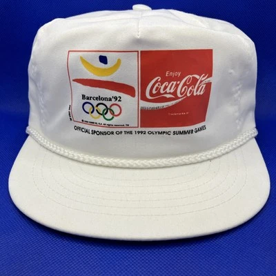 1992 Barcelona Olympics World Of Coca Cola Hat - Image 1 of 4