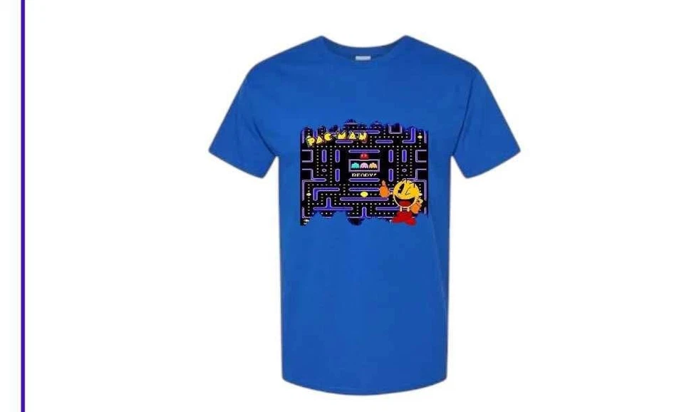 Hand Made Video Game印花T恤  — 第 1/1 张图片