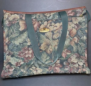 Ricardo Beverly Hills VtgTote, Floral Tapestry, Carry On Travel Overnight Bag - Picture 1 of 10
