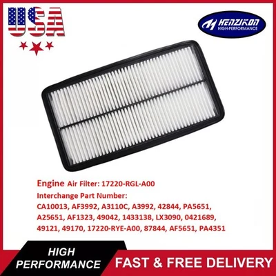 FILTRO DE AIRE MOTOR PARA HONDA ODYSSEY 2005-2010 2009-2015 PILOTO CA10013 ACURA MDX. Foto 1 de 4