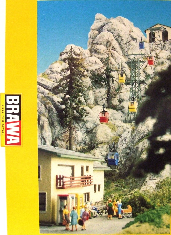 BRAWA 6290 Spur H0 Kanzelwandbahn Gebäudesatz für Berg- und Talstation - Bild 1 von 1