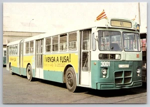 Vintage 1983 Barcelona TMB Bus 3001 Prototyp Photochrome Postkarte - Bild 1 von 2