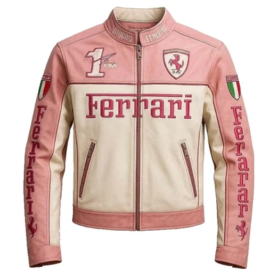 Handmade Women's Premium Leather Jacket- FASHION & MOTORSPORTS - PREMIUM QUALITY - Image 1 of 4