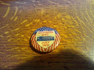 Vintage Rare Graphic AA of S&E Railway Engineers Pinback Button 1.38" 1929 - Picture 1 of 3