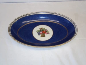 Wedgwood Antique Bone China 10.5" Oval Bowl Flower Basket Pattern W480 - Picture 1 of 6