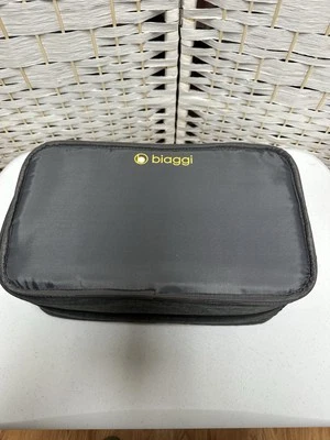 Bolsa expansível Biaggi cinza Zipsak Boost transporte dobrável com rodas sob assento - Imagem 1 de 4