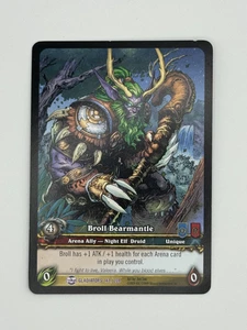World of Warcraft Juego de cartas coleccionables Gladiadores 147/208 Rollo de arte extendido Bearmantle - Imagen 1 de 1
