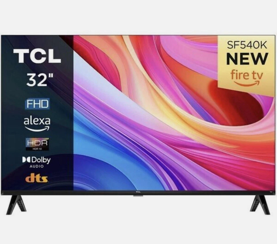TCL 32SF540K FIRE TV 32" SMART FULL HD HDR10 LED TV- NEW IN BOX Gamers TV Choice - Image 1 of 1