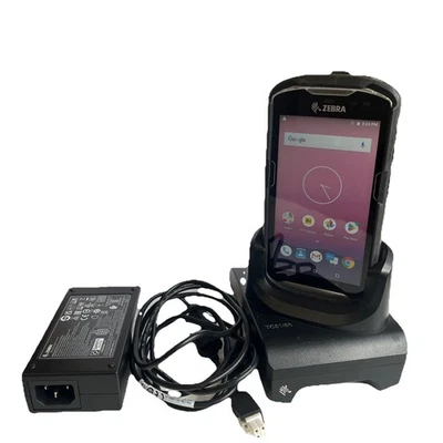 Zebra TC56DJ-2PAZU4P-A6 – Used Grade C Condition Charger And Bumper Case Include - Image 1 of 4