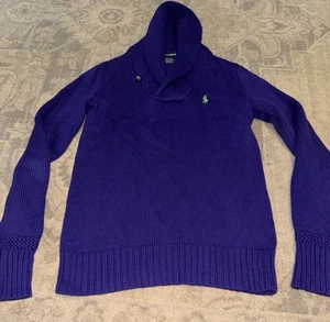 Ralph Lauren Sport Pullover Pulli Strick Lila Gr. Small Damen - Bild 1 von 4