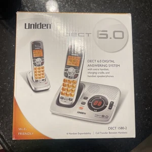 Uniden DECT1580-2 1,9 GHz Jednoliniowy telefon bezprzewodowy - Zdjęcie 1 z 3