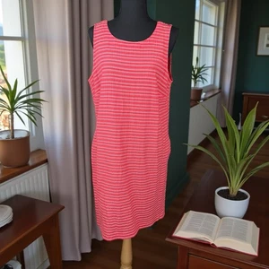 Tommy Hilfiger Women's Sheath Dress Pockets Sleeveless Size 12 Beach - Picture 1 of 10