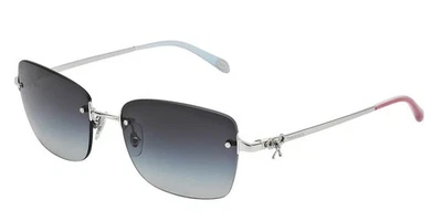 Gafas de sol Tiffany & Co TF3045 60013C 56 mm plateadas/gris oscuro lentes degradadas Foto 1 de 2