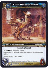 WOW WARCRAFT TCG WRATHGATE : SWIFT MECHANOSTRIDER X 4