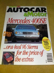 PKW - MERC 400SE 11. Dezember 1991 Vol 190 Nr. 11 - Bild 1 von 1