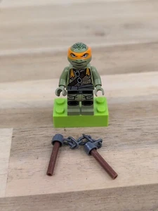 LEGO® TMNT Minifigure: Michelangelo Frown Movie Version (tnt040) 79115 Nunchucks - Picture 1 of 4