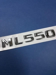 CHROME * ML550 * TRUNK LETTER EMBLEM BADGE FOR MERCEDES BENZ M-CLASS AMG ML - Picture 1 of 2