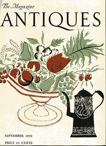 THE MAGAZINE ANTIQUES Sept 1950 John Stevens Alsop House Windsors clocks   - Bild 1 von 1