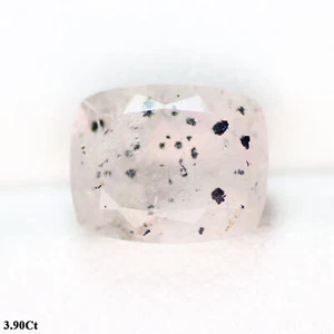 3.90Ct OCtagan 10.90 x 8.79 x 6.22 MM Pink With red black dot STRAWBERRY QUARTZ - Picture 1 of 5