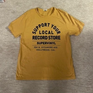 SUPERVINYL Support Your Local Record Store Vintage T Shirt XXL - Picture 1 of 3