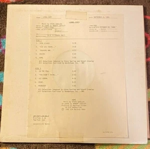 STEVE SWALLOW - Home ~ ECM 1160 {nm} [RARE TEST PRESSING] w/Kuhn, Jordan & Moses - Picture 1 of 4
