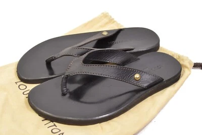 Auténticos zapatos chanclas sandalias vintage LOUIS VUITTON UK8/US9 Foto 1 de 4