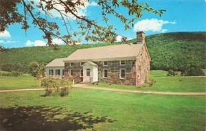 Calvin Coolidge Memorial Center, Plymouth Kerbe, Vintage unveröffentlichter PC - Bild 1 von 2
