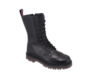 Nevermind 10 Eye Budapester Black - Picture 1 of 8